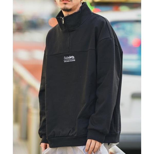 メンズ 「Subciety」 スウェットカットソー LARGE ブラック