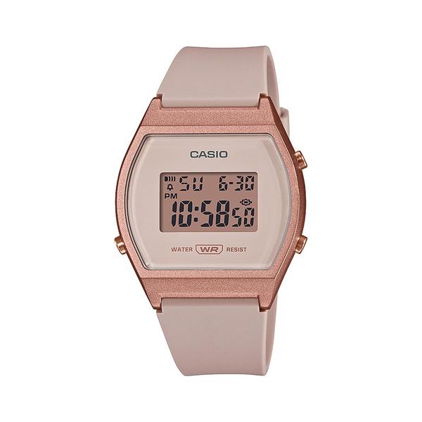 「CASIO」 デジタル腕時計 FREE ピンク メンズ