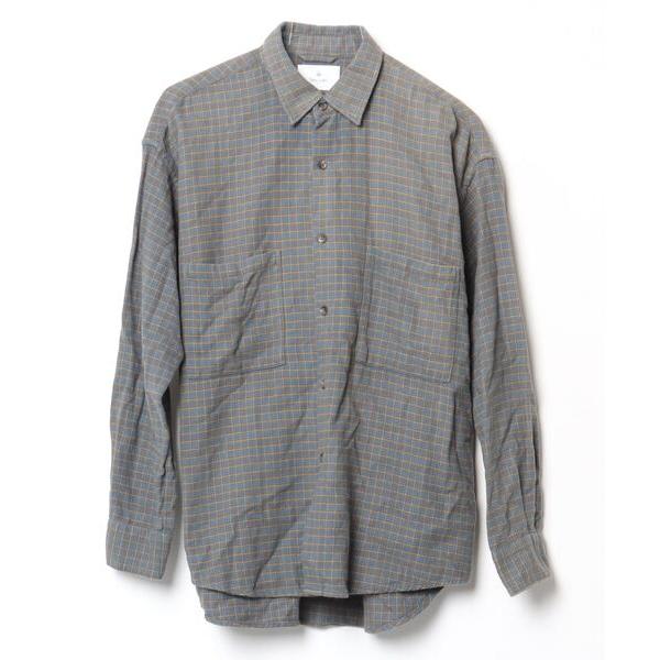 メンズ 「URBAN RESEARCH Sonny Label」 長袖シャツ MEDIUM グリーン