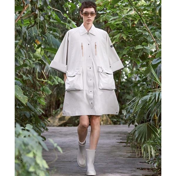 レインコート カッパ 透湿防水 ビッグポンチョ / レインコート レディース