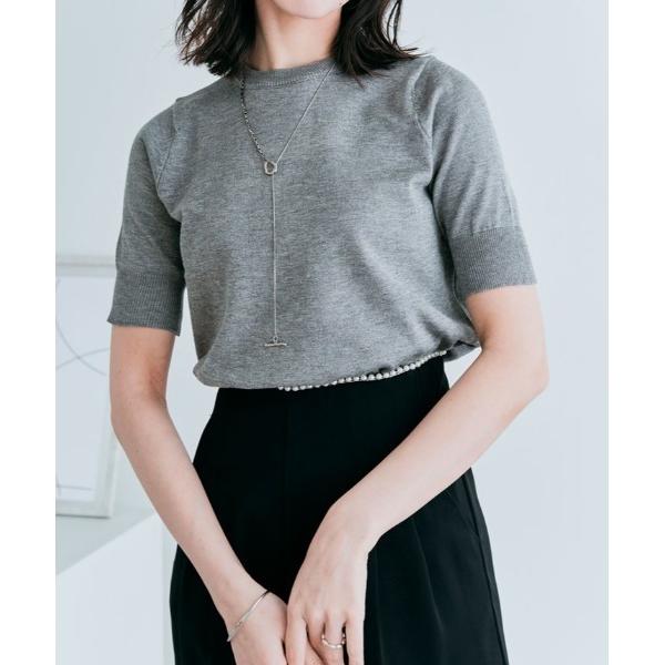 ニット セーター 着た瞬間、さらふわ。15色×美シルエットの万能サマーニット レディース