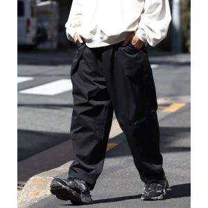 パンツ 「STARTER /スターター」 ロゴ刺繍ポリストレッチ膝切替バルーンパンツ メンズ レディース