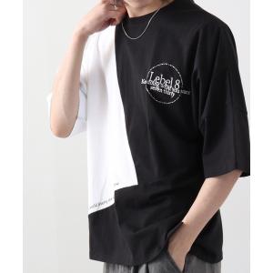 tシャツ Tシャツ メンズ RE730 配色ドルマンTシャツ