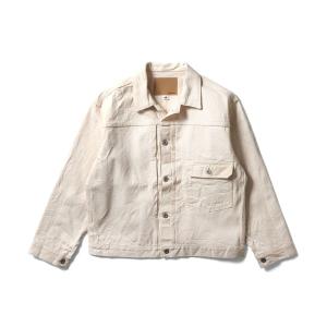 HOUSTON DENIM JACKET ワンウォッシュ ファースト Tバック HOUSTON（ヒューストン） TYPE-1 DENIM JACKET 1st.タイプ デニム