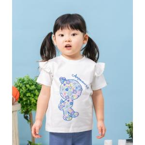 キッズ tシャツ Tシャツ お花モチーフシルエットTシャツ｜zozo