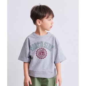 tシャツ Tシャツ キッズ ハンソデリブツキプリントTシャツ（80〜150cm）