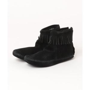 ブーツ レディース 「W」「it」「IW3」「ミネトンカ MINNETONKA」 BACK ZIPPER BOOTS SOFT SOLE レディース｜zozo