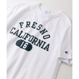 tシャツ Tシャツ メンズ 「Champion/チャンピオン」TORRANCE BEACH＆FRESNO CALIFORNIA カレッジロゴプリント｜ZOZOTOWN Yahoo!店