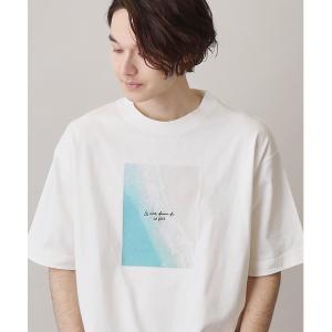 tシャツ Tシャツ メンズ 「サスティナブル素材」FRESH NATUREデザイン刺繍Tシャツ プリント｜ZOZOTOWN Yahoo!店