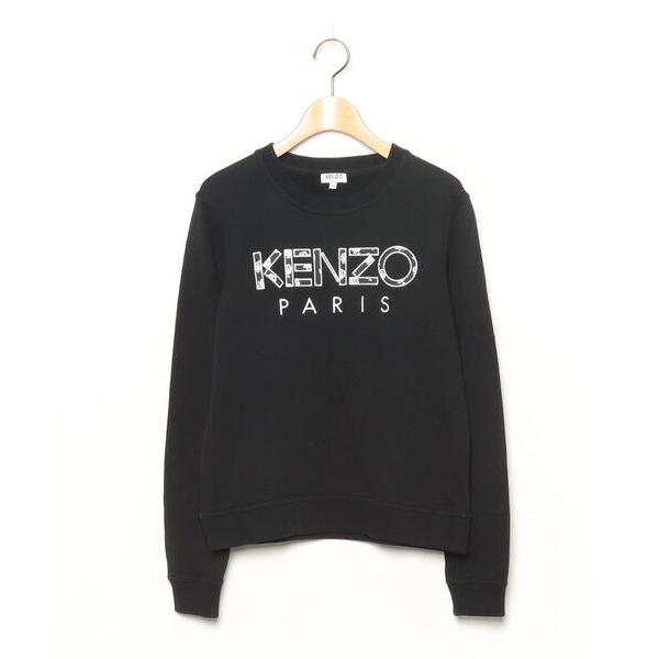 「KENZO」 スウェットカットソー MEDIUM ブラック系その他 レディース