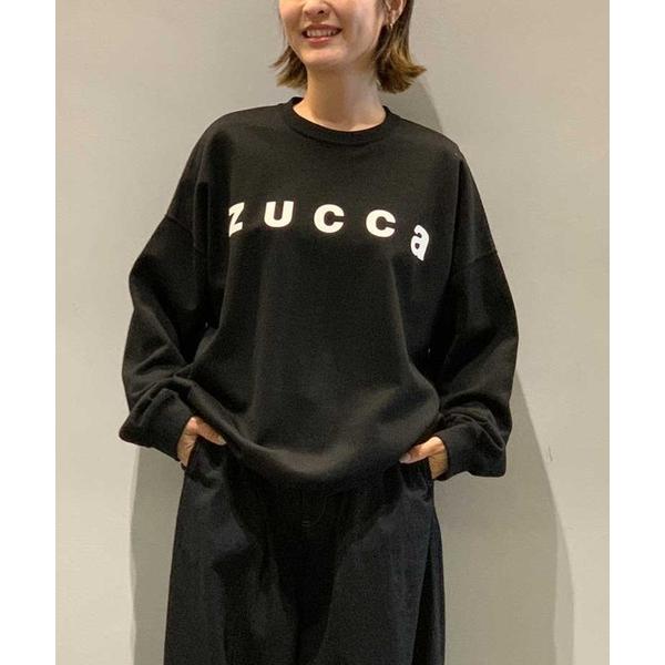 「ZUCCa」 スウェットカットソー L size ブラック レディース