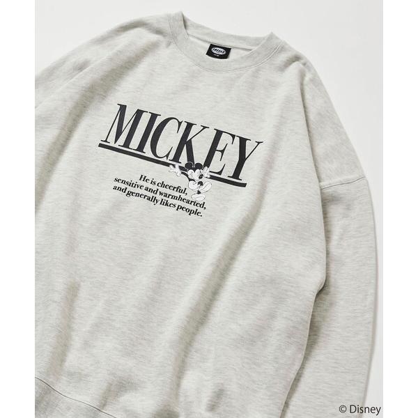 「FREAK&apos;S STORE」 スウェットカットソー「Disneyコラボ」 MEDIUM グレー メ...