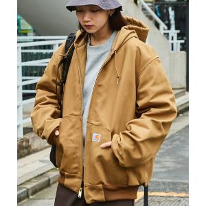 「Carhartt」 ジップアップブルゾン M ブラウン メンズ｜zozo