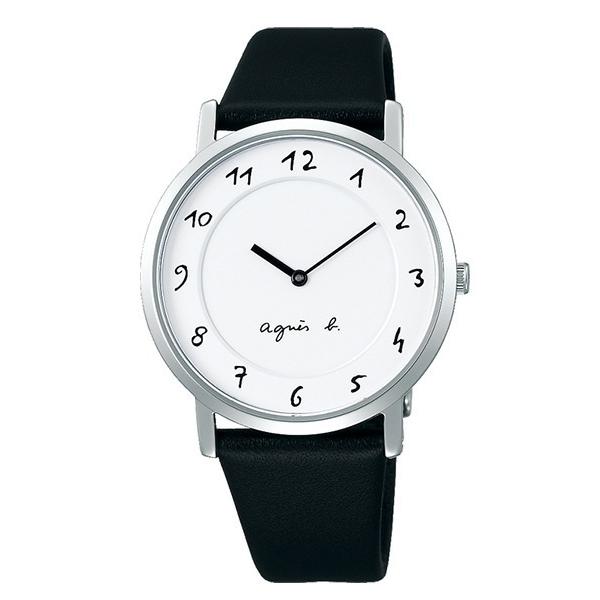 「agnes b.」 アナログ腕時計 UNI ホワイト レディース