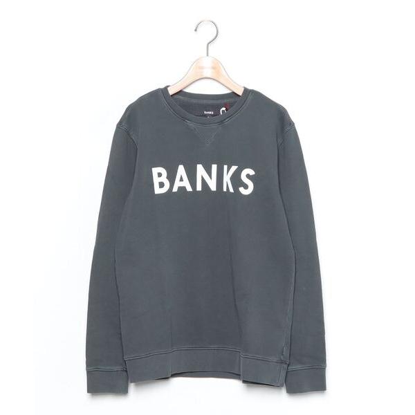 「BANKS」 スウェットカットソー MEDIUM グレー メンズ