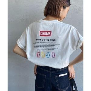 tシャツ Tシャツ レディース 「CHUMS/チャムス」 別注 ヒストリーロゴ バックプリントショートスリーブTシャツ