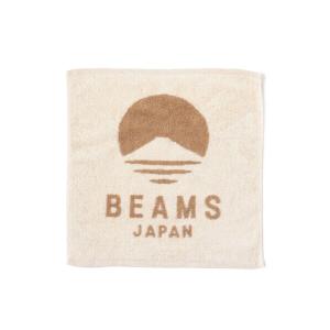 タオル ハンカチ メンズ みやざきタオル × BEAMS JAPAN / 別注 ビームス ジャパン ロゴ ハンドタオル｜zozo