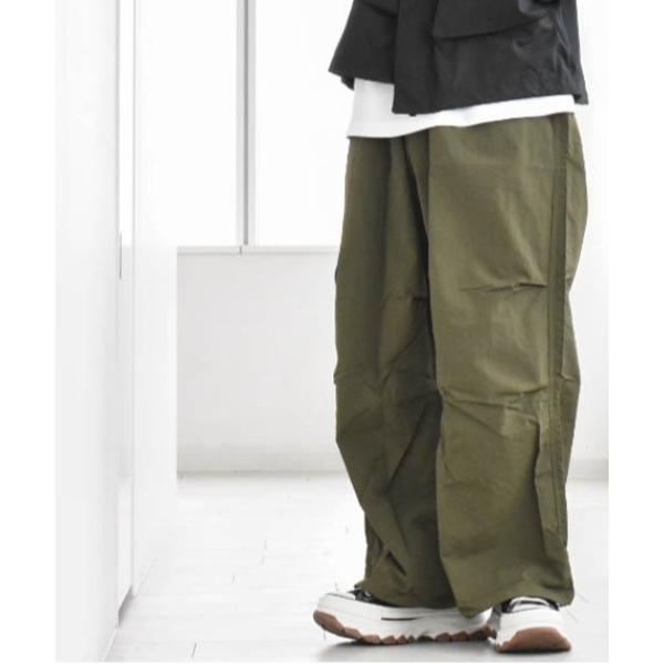 カーゴパンツ ナイロンワッシャー パラシュートパンツ レディース メンズ メンズ レディース