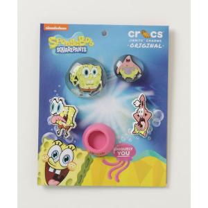 メンズ crocs JIBBITZ  Spongebob Bubble 5Pck / クロックス ジビッツ  スポンジボブ バブル 5パック｜zozo