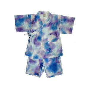 浴衣 タイダイ柄甚平 キッズ 子供 男の子 女の子