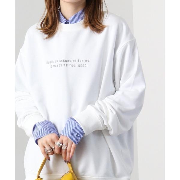 トレーナー スウェット SUGGESTION エモ系グラフィックPT裏毛トレーナー メンズ レディー...