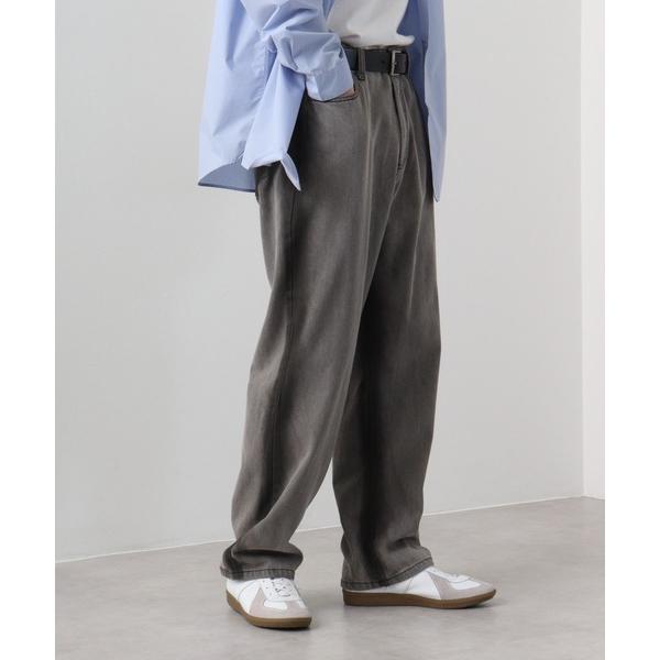 ジーンズ JUNGLESTORM スプレープリントデニムバギーパンツ メンズ レディース