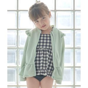 水着 「SWIM」裾フリルフルジップラッシュガー...の商品画像