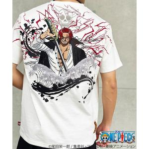 ワンピース Tシャツ 赤髪のシャンクス 終戦Tシャツ バーガンディ