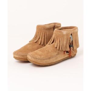 ブーツ 「ミネトンカ MINNETONKA」ブーティー サイドジップ ブーツ レディース メンズ
