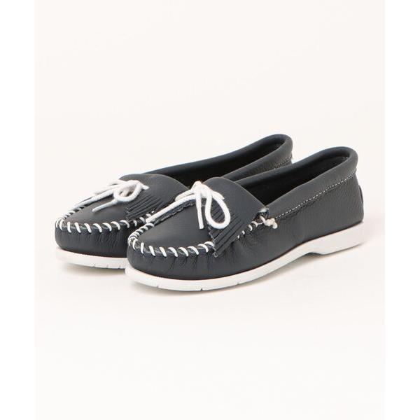 デッキシューズ モカシン 「ミネトンカ MINNETONKA」モカシン アンビーデッド レザー UN...