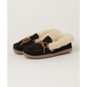 レディース シューズ モカシン デッキシューズ 「ミネトンカ MINNETONKA」ALPINE SHEEPSKIN MOC｜zozo