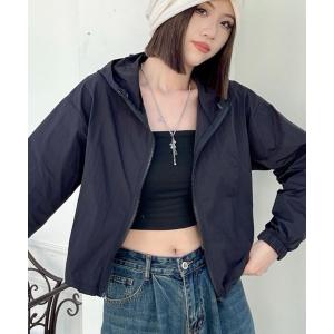 ブルゾン アウター 「防水・UV加工」ジップパーカー レディース