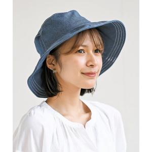 帽子 ハット レディース つば広デニムハット｜ZOZOTOWN Yahoo!店