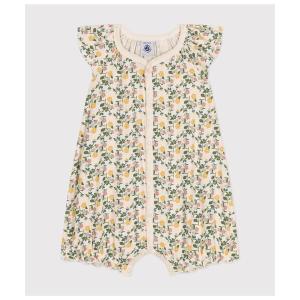 ベビー服 ロンパース プリントショートロンパース