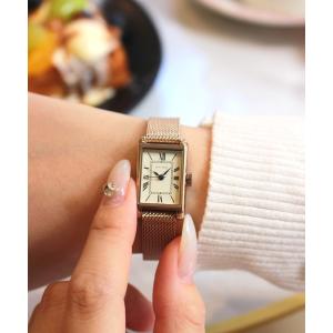 ete（エテ） 腕時計 ダイヤモンド ジェムフェイス メッシュベルト