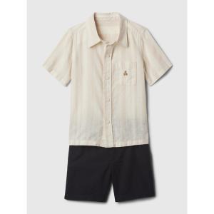 シャツ ブラウス キッズ babyGap コットンリネン セットアップ｜ZOZOTOWN Yahoo!店