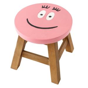 家具 レディース BARBAPAPA / バーバパパ STOOL スツール 椅子 ラウンドスツール 腰掛 踏み台 TCI