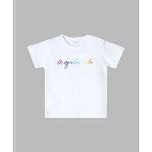agnes b.（アニエスベー） tシャツ ベビー ロゴ コットン 長袖 Tシャツ