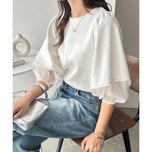 deux amour tシャツ 袖折り返しクルーネック半袖ベーシックプル 