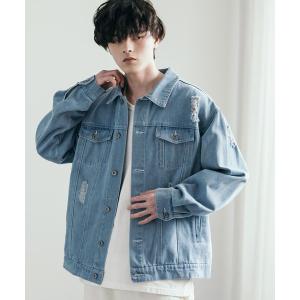 VI E DIT デニムジャケット gジャン サードフリンジラインデニム