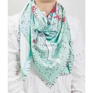 HERMES エルメス スカーフ カレ90 LES CLES 鍵柄 シルク100% - 大判