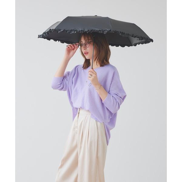折りたたみ傘 完全遮光 UVカット100% 近赤外線遮蔽率99.9% 晴雨兼用 軽量 折りたたみ傘 ...