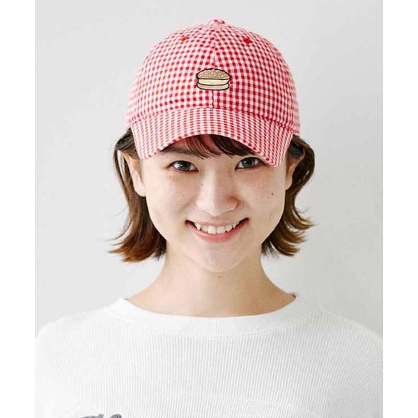キャップ 帽子 ドムドムハンバーガーコラボ　フェイバリットメニューキャップ レディース