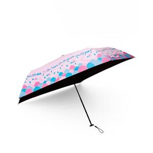 折りたたみ傘 シモジマコラボ　軽量晴雨兼用折りたたみ傘「シモジマトレイン」 レディース