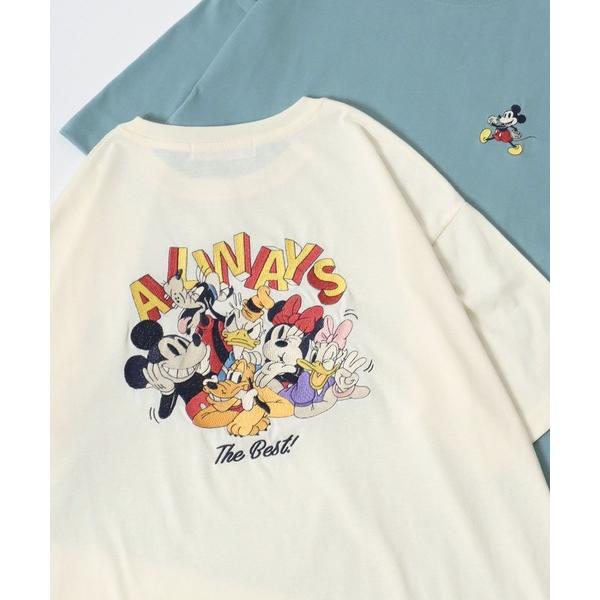tシャツ Tシャツ レディース 2024SS Disney/ディズニー MICKEY AND FRI...