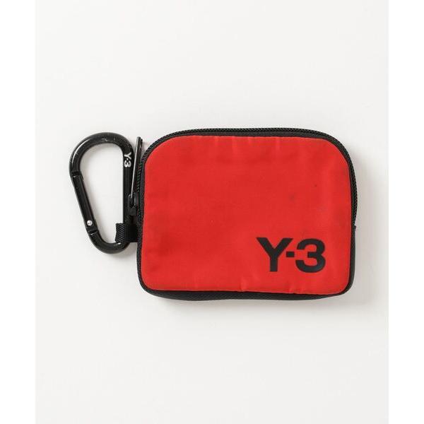 「Y-3」 ポーチ ONE SIZE ブラック×レッド メンズ