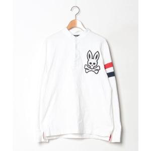 メンズ 「Psycho Bunny」 長袖Tシャツ MEDIUM ホワイト｜zozo