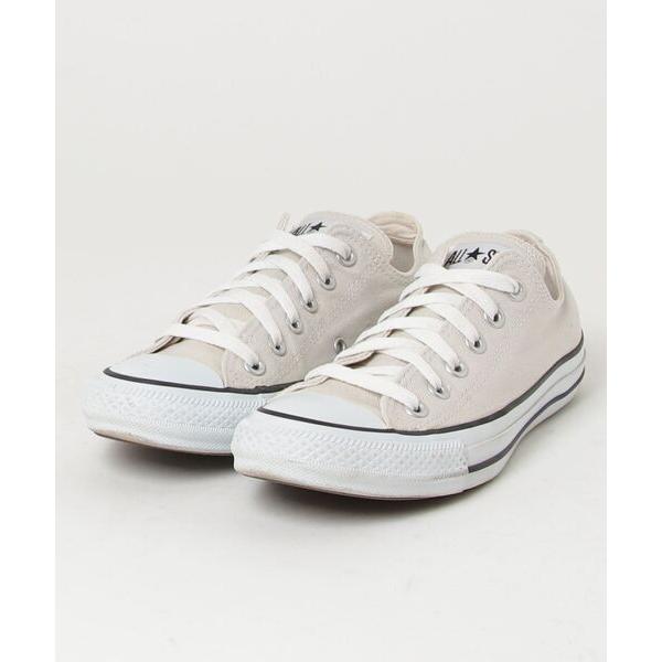 「CONVERSE」 ローカットスニーカー 24.0cm ベージュ レディース