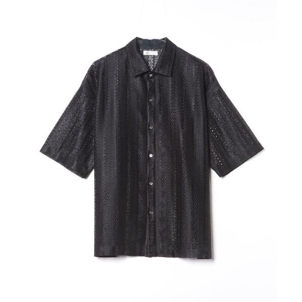 「tk.TAKEO KIKUCHI」 半袖シャツ 88 ブラック メンズ