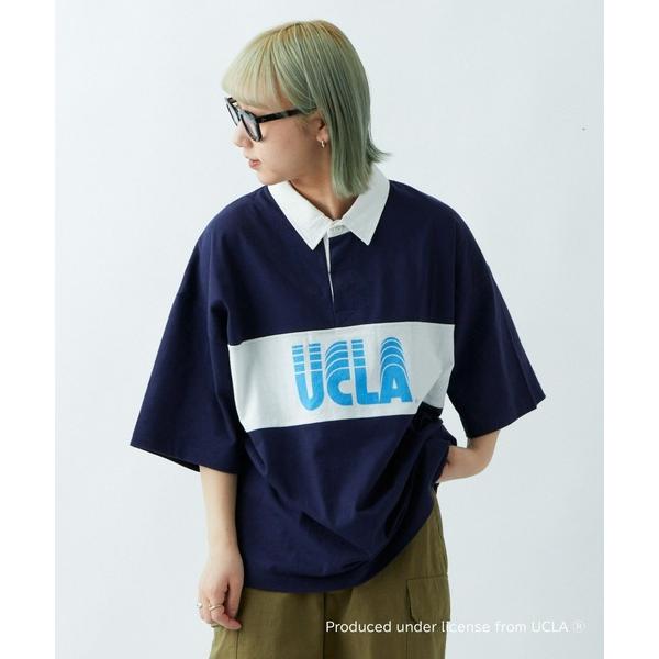 「UCLA」 半袖ポロシャツ LARGE ネイビー メンズ